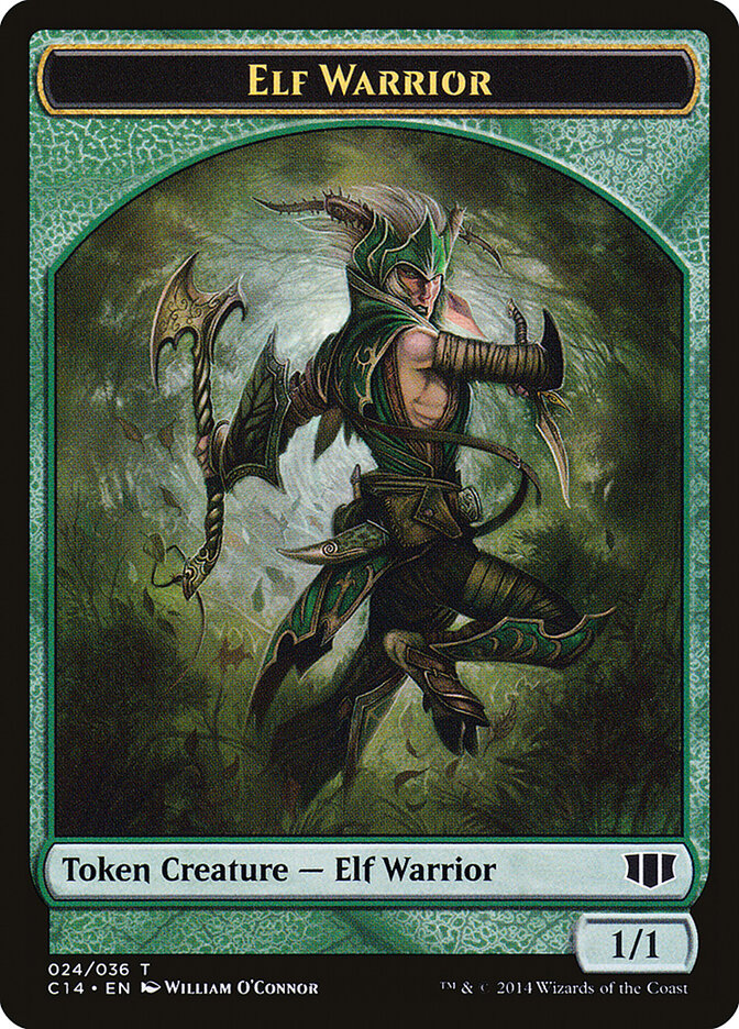 Elf Warrior — Commander 2014 Tokens 24/36