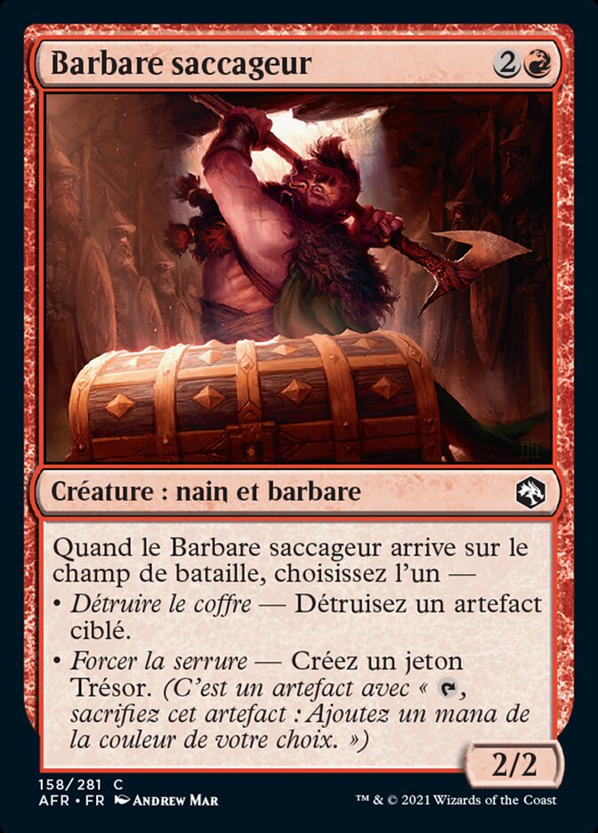 Barbare saccageur — Adventures in the Forgotten Realms 158/424