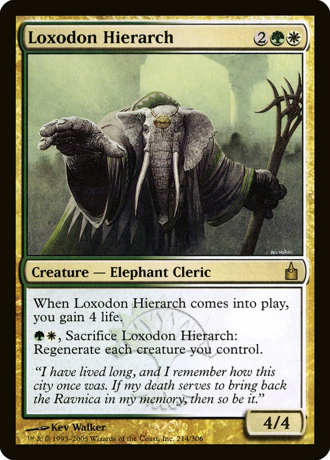 Hiérarche loxodon — Ravnica: City of Guilds 214/306