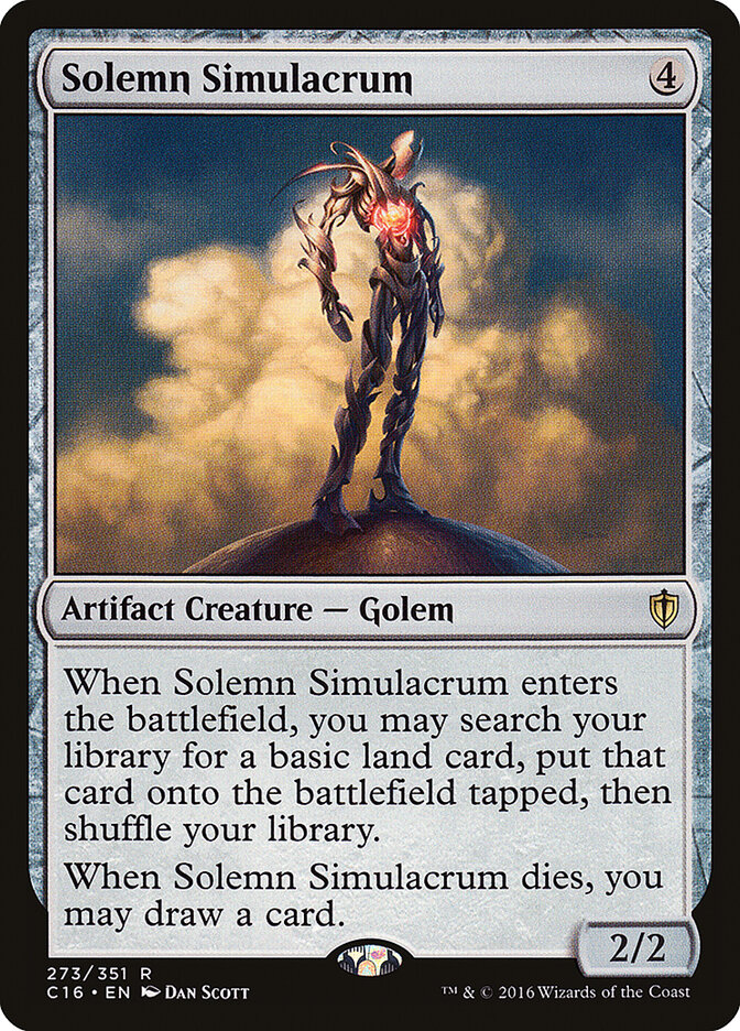 Solemn Simulacrum — Commander 2016 273/351