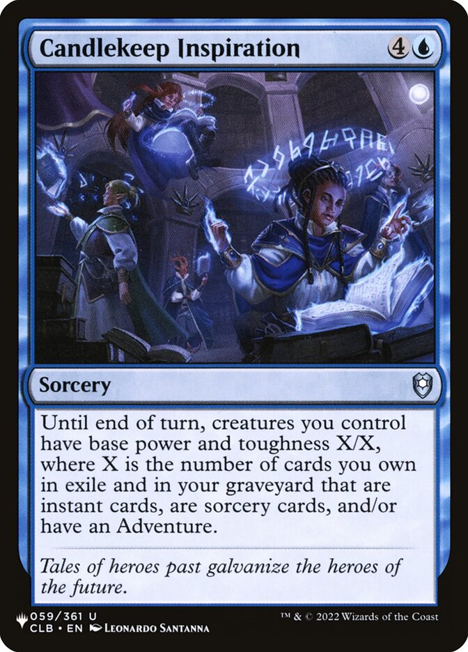 Candlekeep Inspiration — The List CLB-59/5581