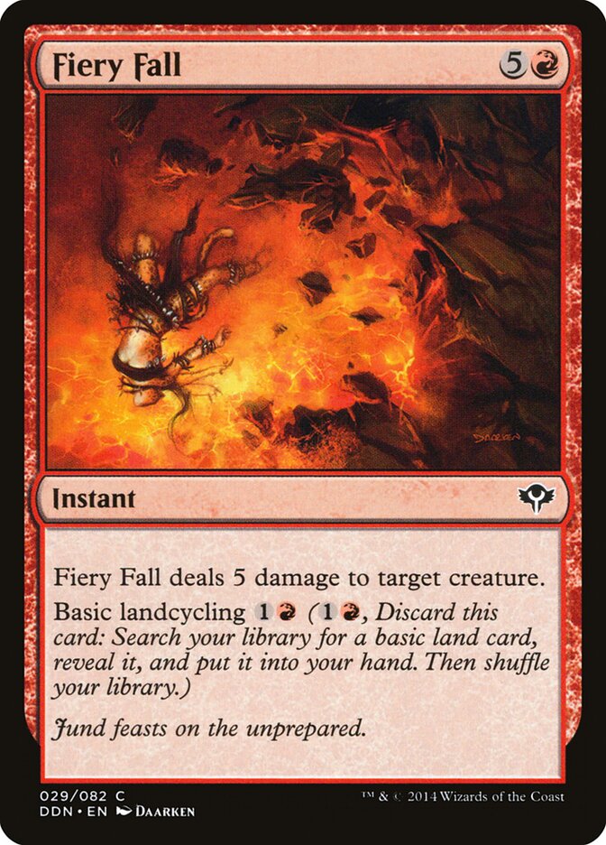 Fiery Fall — Duel Decks: Speed vs. Cunning 29/82