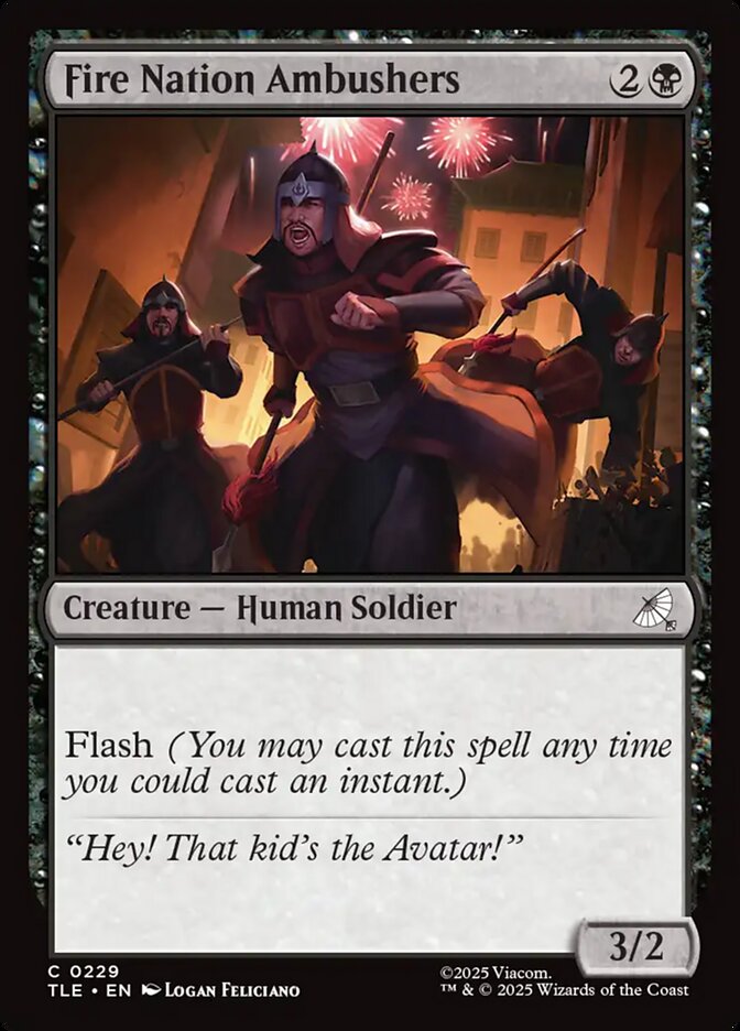 Fire Nation Ambushers — Avatar: The Last Airbender Eternal 229/317
