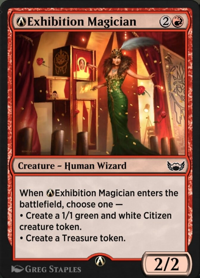 A-Exhibition Magician — Streets of New Capenna A-106/513