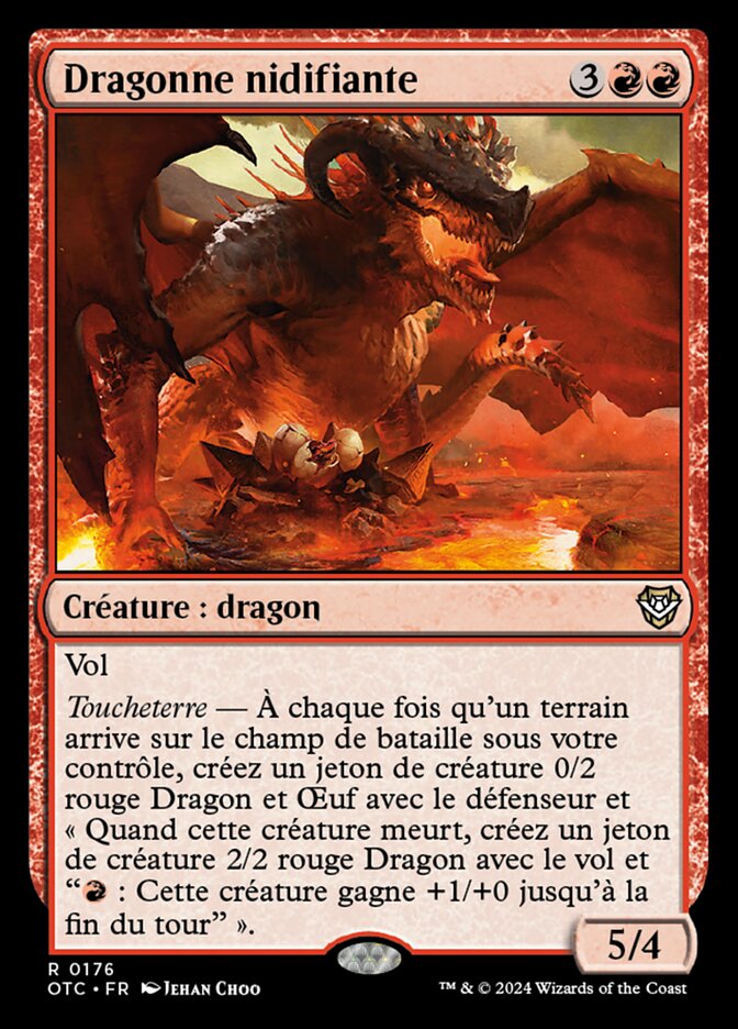 Dragonne nidifiante — Outlaws of Thunder Junction Commander 176/342
