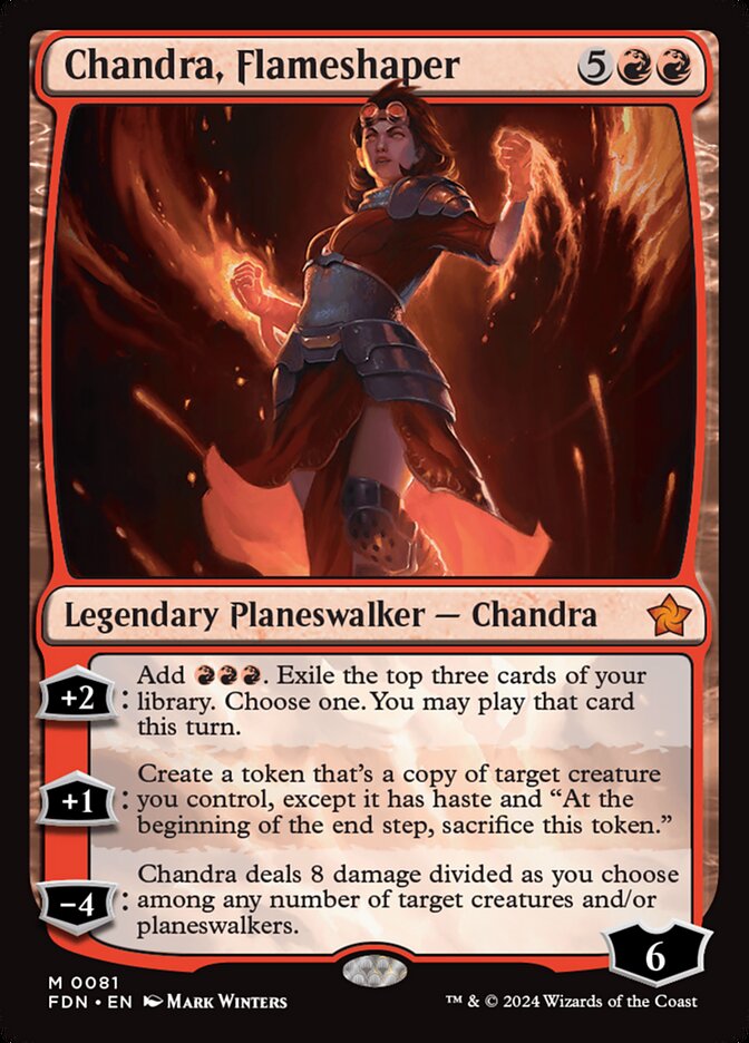 Chandra, Flameshaper — Foundations 81/771