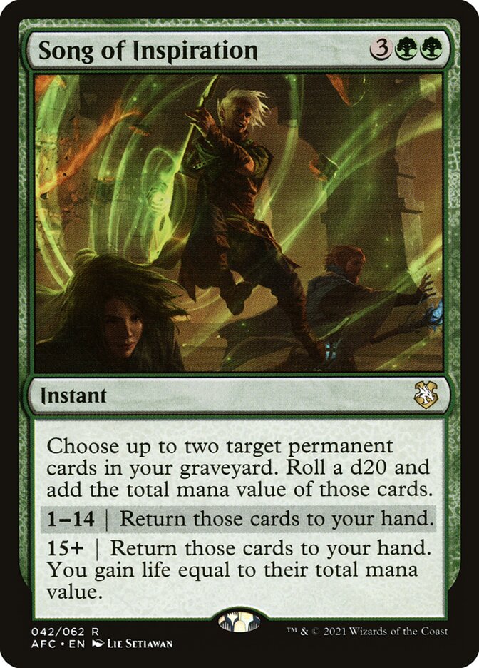 Chant d'inspiration — Forgotten Realms Commander 42/331