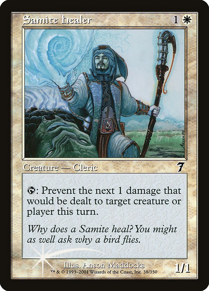 Samite Healer — Seventh Edition 38★/708
