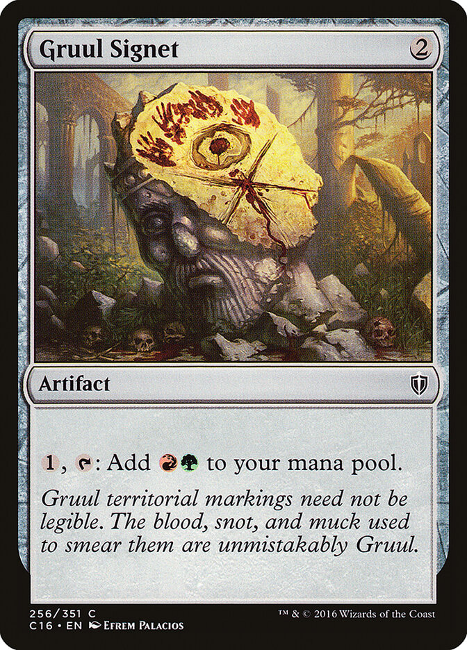 Cachet de Gruul — Commander 2016 256/351