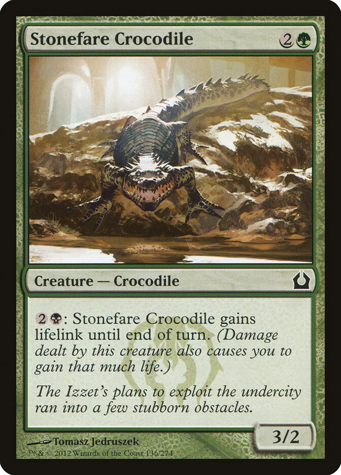 Stonefare Crocodile — Return to Ravnica 136/274