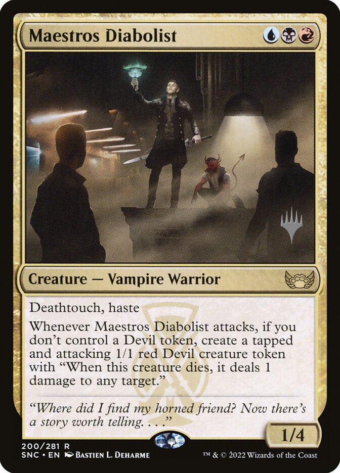 Maestros Diabolist — Streets of New Capenna Promos 200p/161