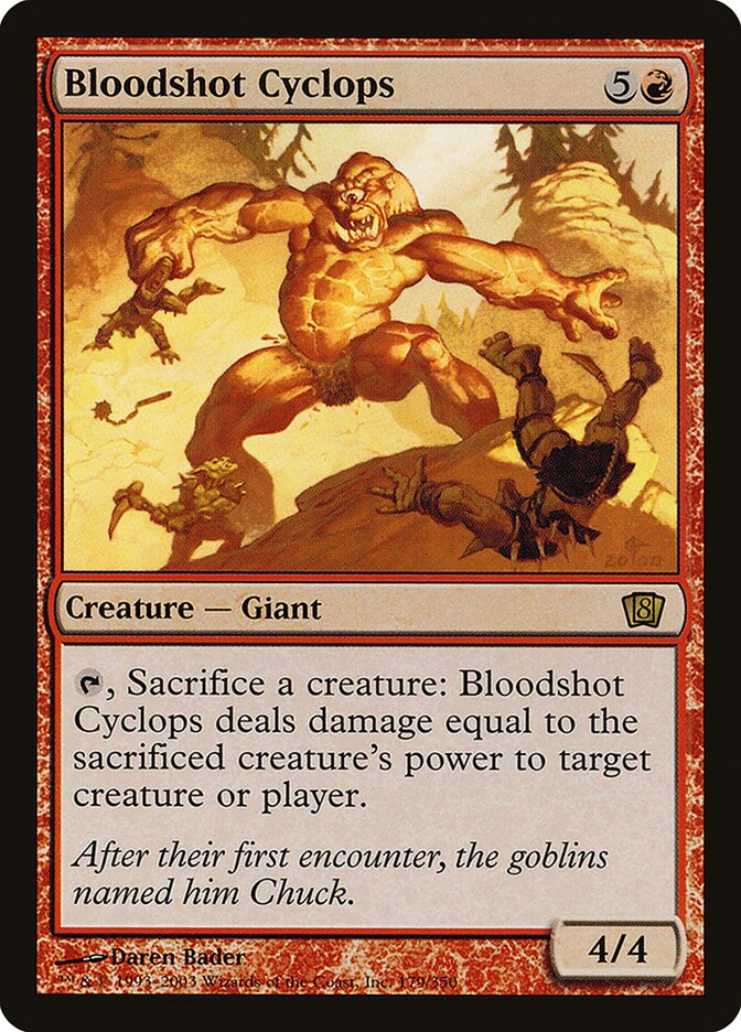 Bloodshot Cyclops — Eighth Edition 179★/710