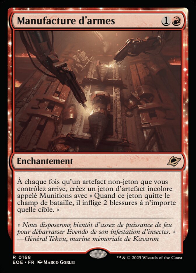 Manufacture d'armes — Edge of Eternities 168/399