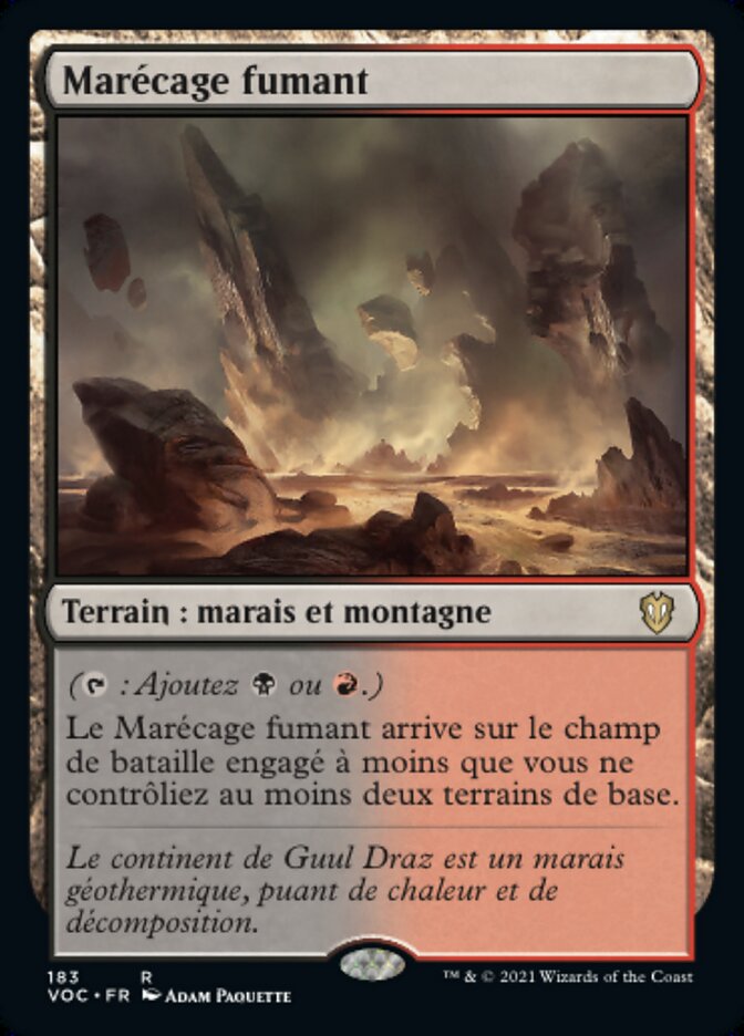 Marécage fumant — Crimson Vow Commander 183/188