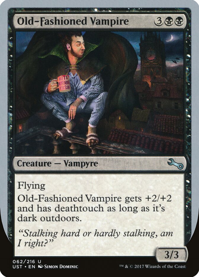 Old-Fashioned Vampire — Unstable 62/268
