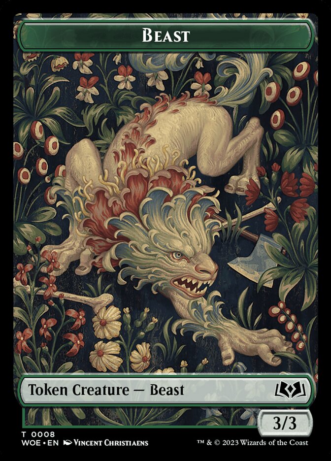 Beast — Wilds of Eldraine Tokens 8/18