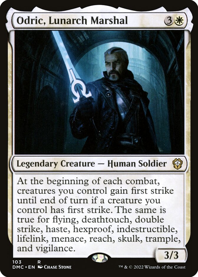 Odric, Lunarch Marshal — Dominaria United Commander 103/240