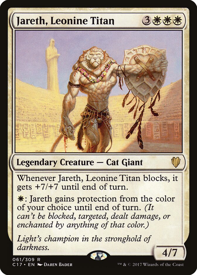 Jareth, Leonine Titan — Commander 2017 61/309