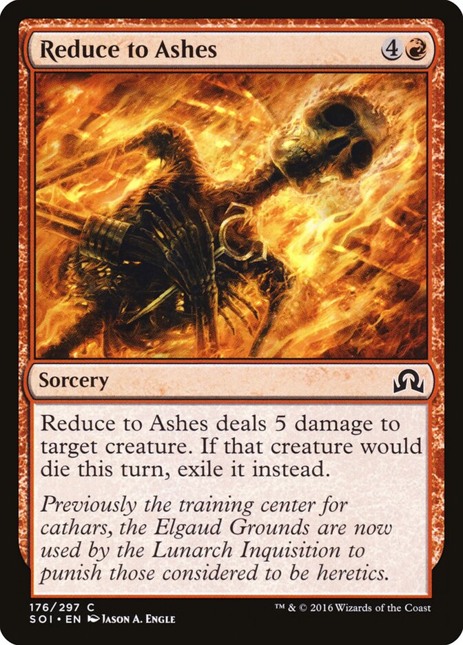 Reduce to Ashes — Shadows over Innistrad 176/297