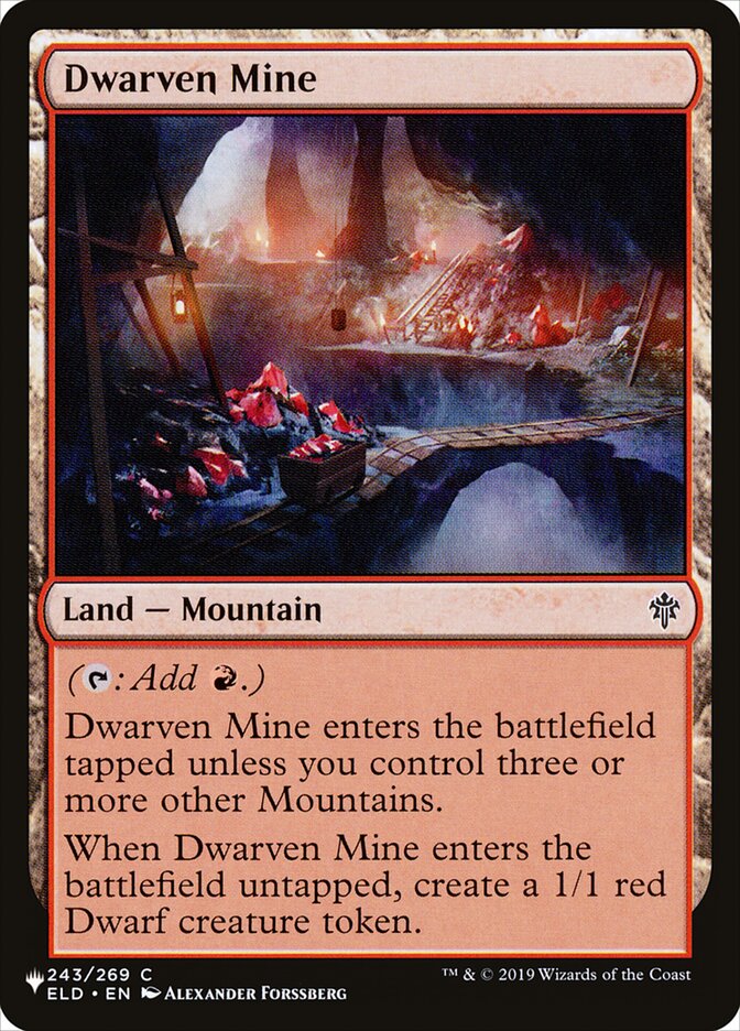Dwarven Mine — The List ELD-243/5581