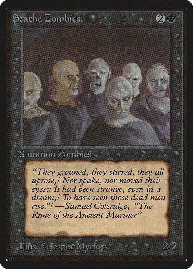 Scathe Zombies — Limited Edition Beta 126/302