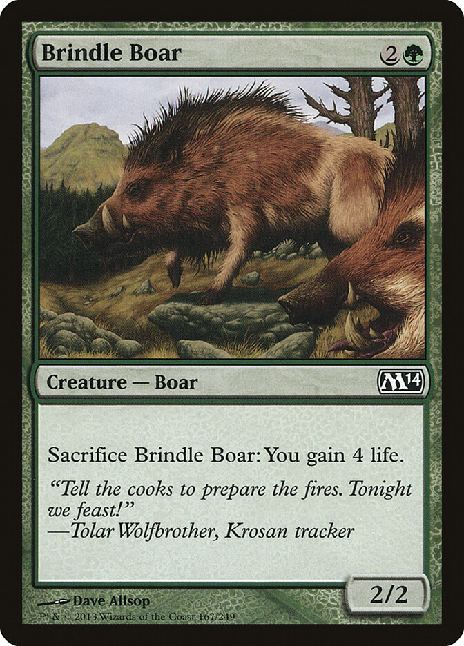 Brindle Boar — Magic 2014 167/249