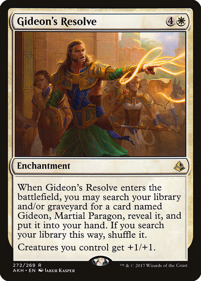 Gideon's Resolve — Amonkhet 272/287