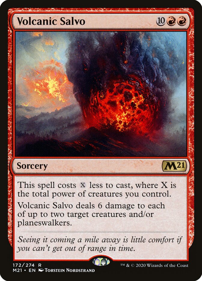 Volcanic Salvo — Core Set 2021 172/397