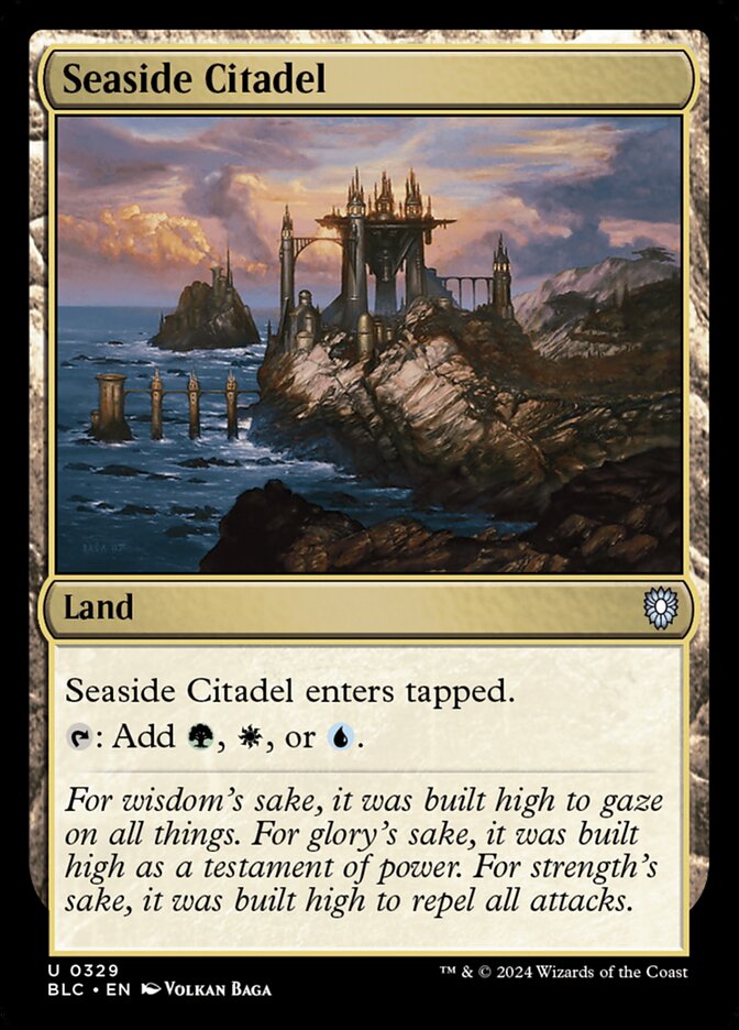 Seaside Citadel — Bloomburrow Commander 329/356