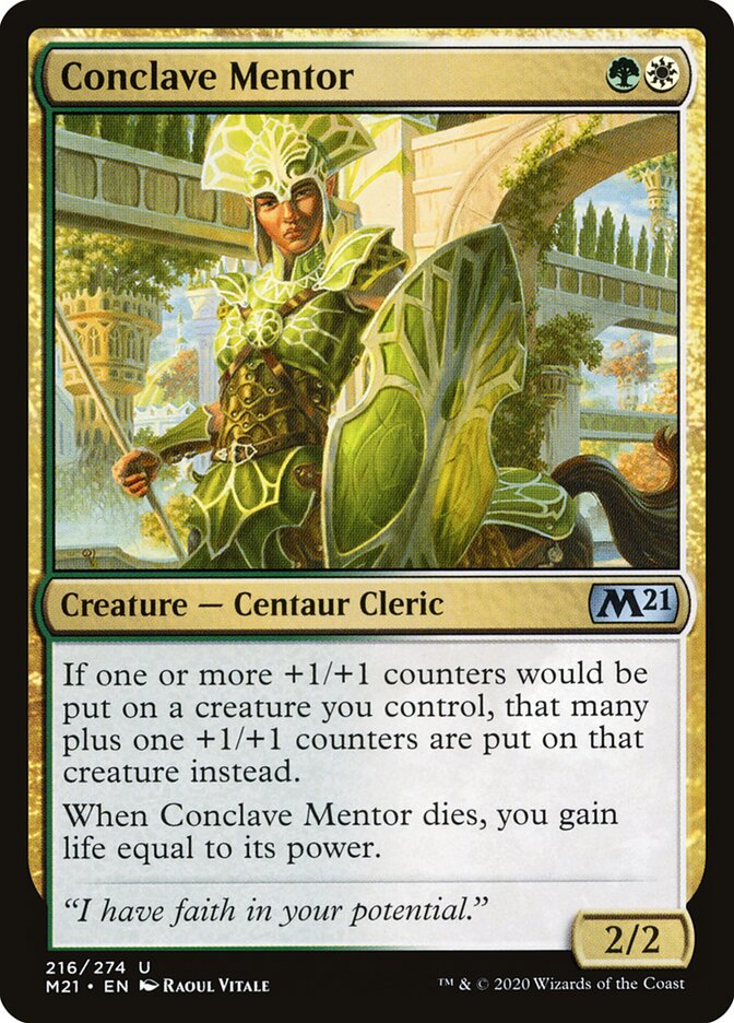 Conclave Mentor — Core Set 2021 216/397