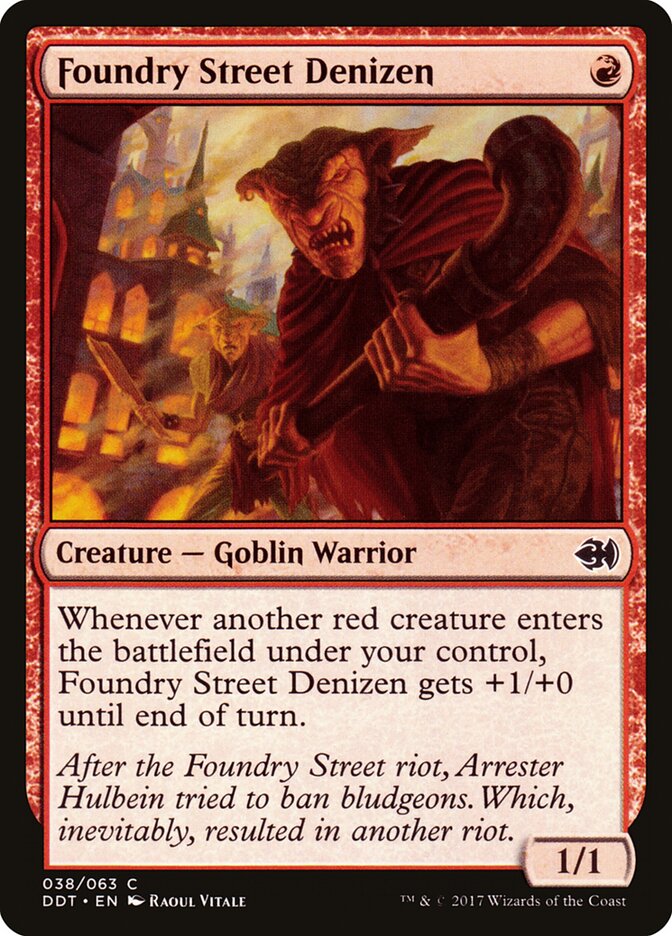 Foundry Street Denizen — Duel Decks: Merfolk vs. Goblins 38/63