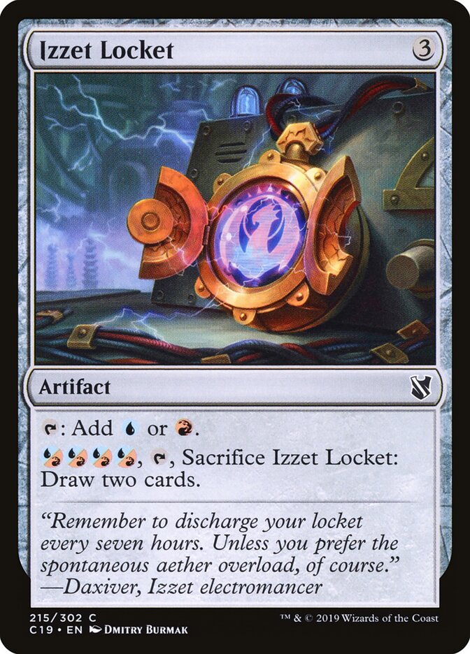 Médaillon d'Izzet — Commander 2019 215/302