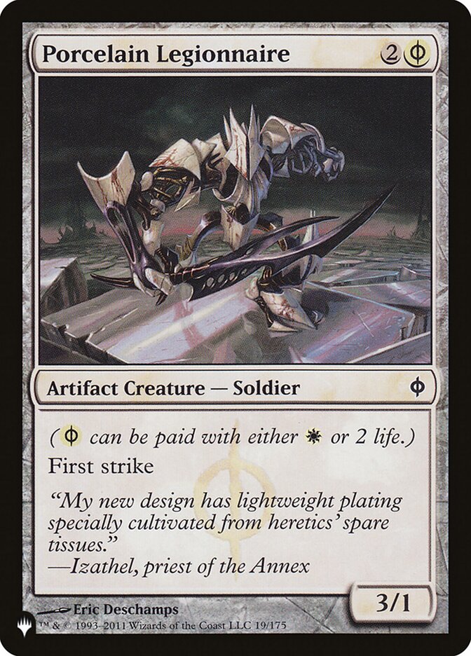 Porcelain Legionnaire — The List NPH-19/5581
