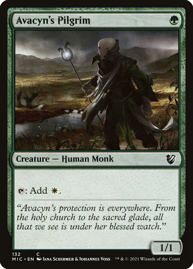 Avacyn's Pilgrim — Midnight Hunt Commander 132/187