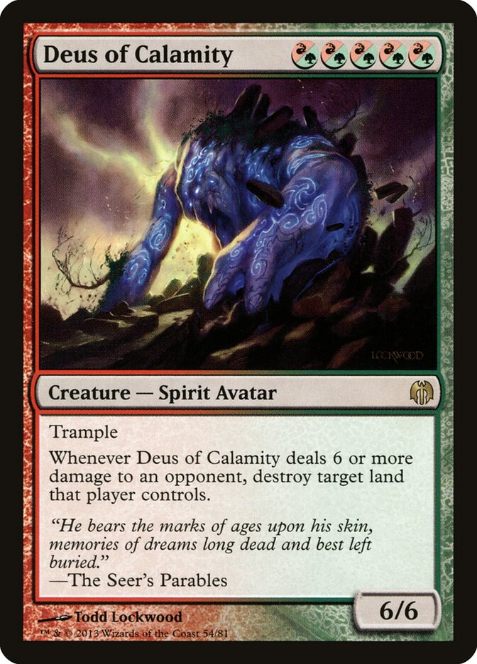 Deus of Calamity — Duel Decks: Heroes vs. Monsters 54/81