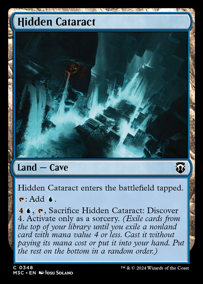 Hidden Cataract — Modern Horizons 3 Commander 348/398