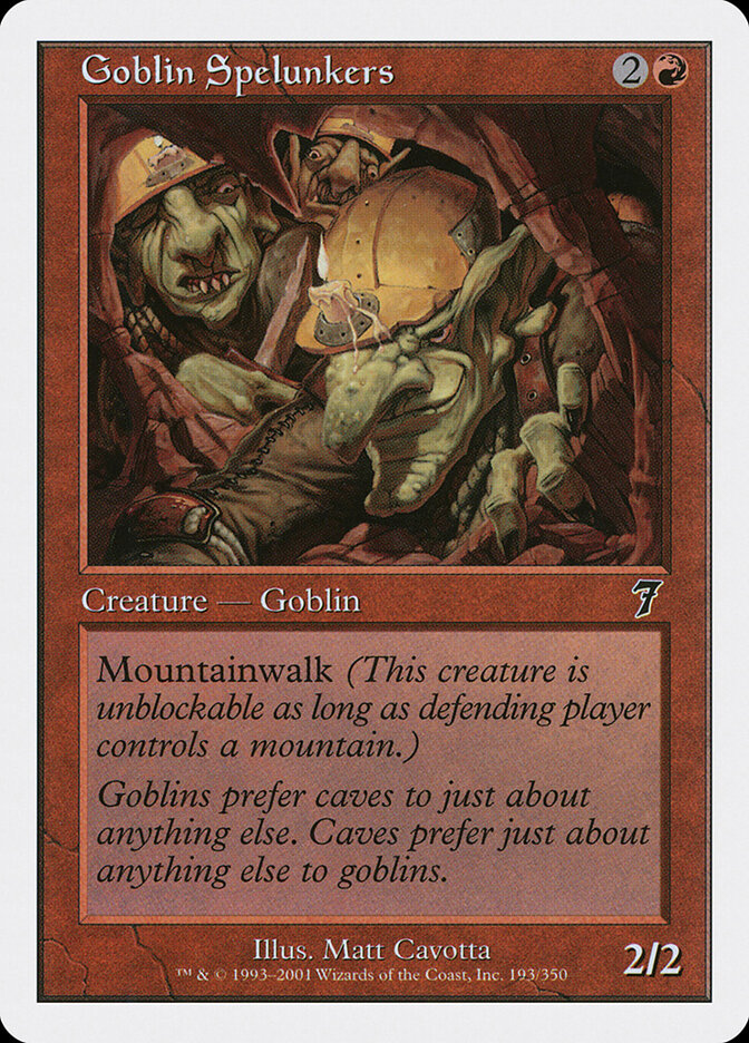 Goblin Spelunkers — Seventh Edition 193/708
