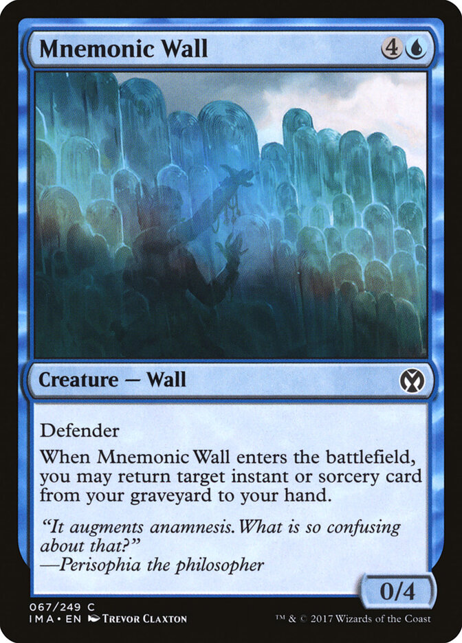 Mnemonic Wall — Iconic Masters 67/249