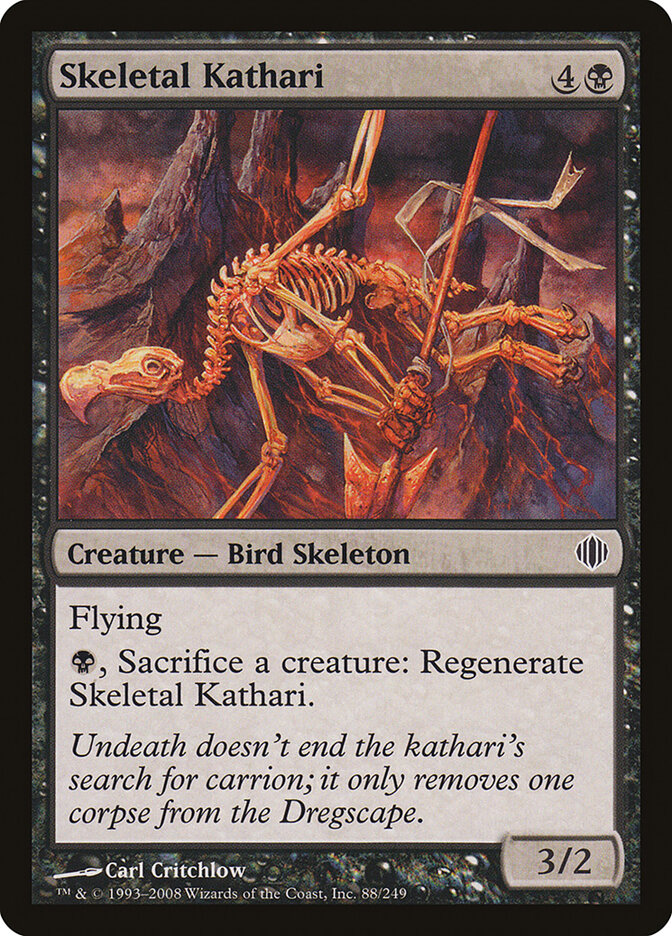 Skeletal Kathari — Shards of Alara 88/250