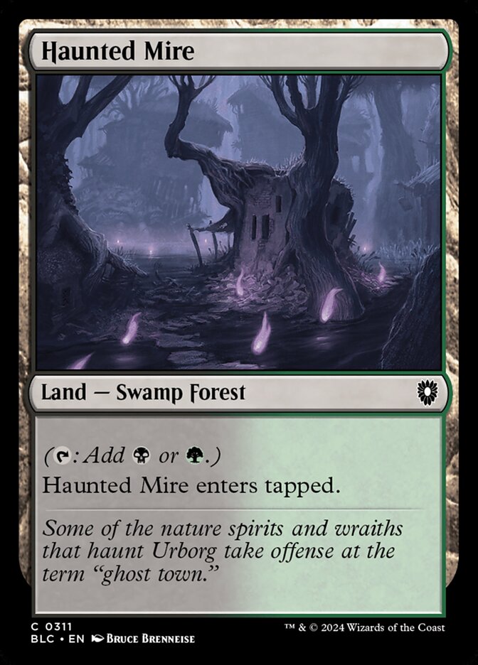 Haunted Mire — Bloomburrow Commander 311/356