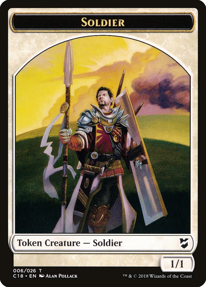 Soldier — Commander 2018 Tokens 6/26