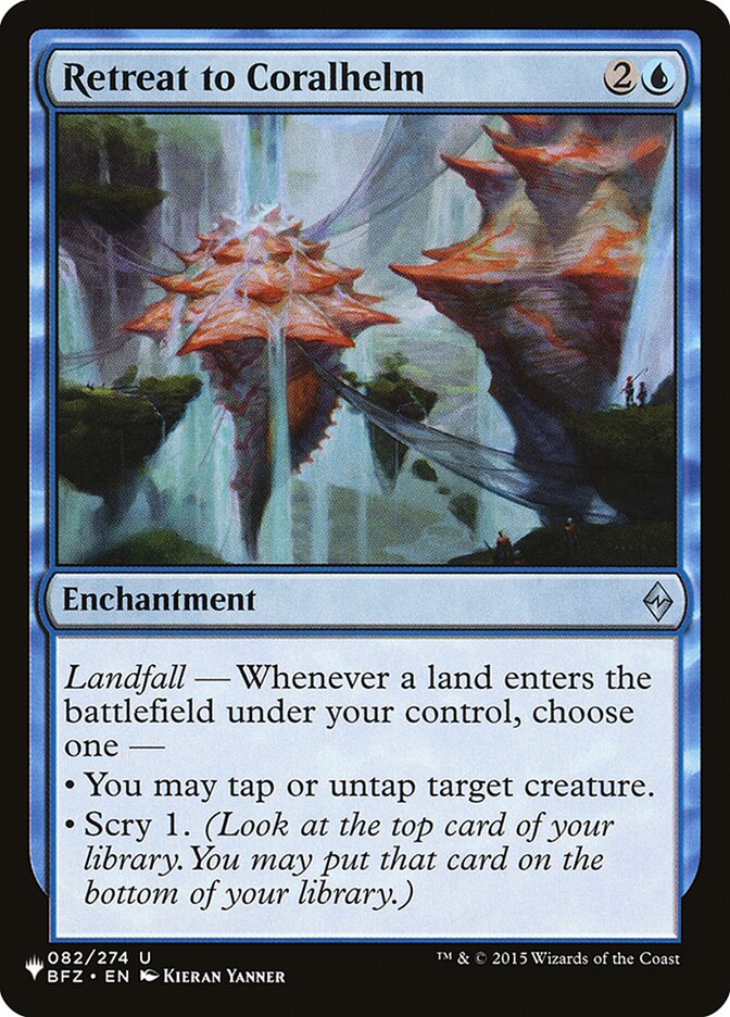 Retreat to Coralhelm — The List BFZ-82/5581