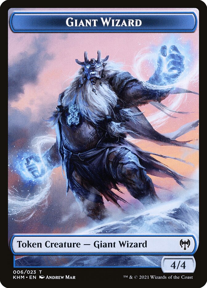 Giant Wizard — Kaldheim Tokens 6/23