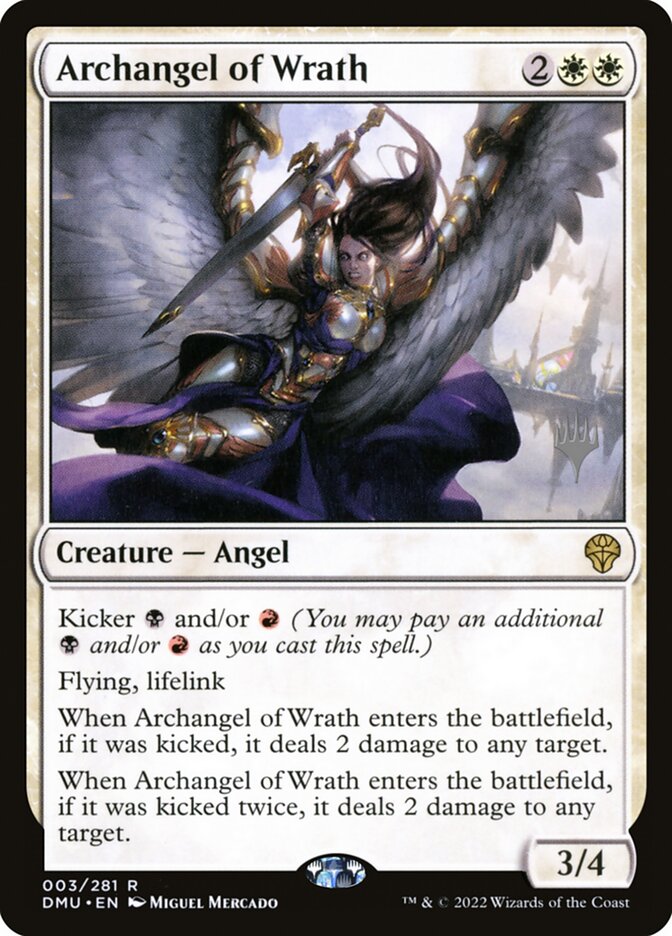 Archangel of Wrath — Dominaria United Promos 3p/161