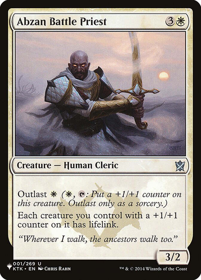 Abzan Battle Priest — The List KTK-1/5581