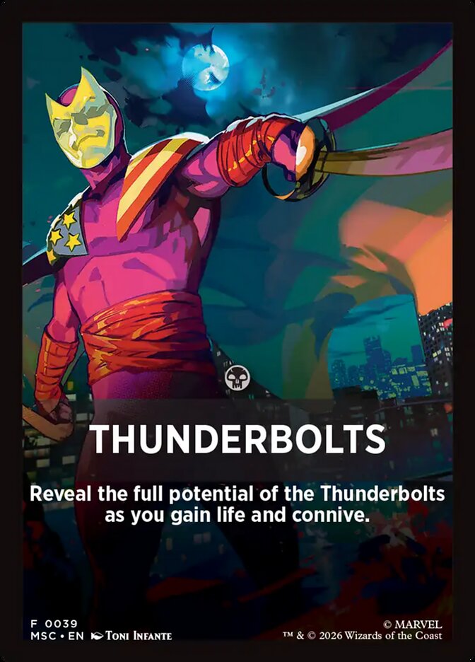 Thunderbolts — Marvel Super Heroes Jumpstart Front Cards 39/61