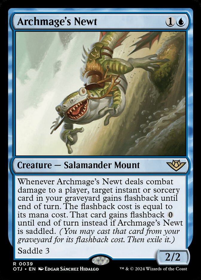 Archmage's Newt — Outlaws of Thunder Junction 39/374