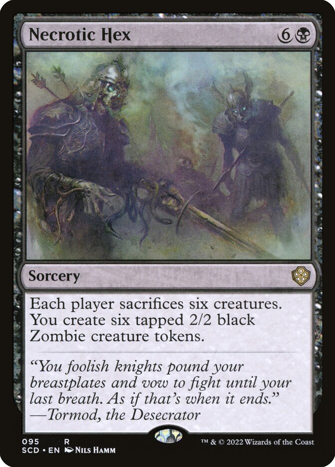 Necrotic Hex — Starter Commander Decks 95/352