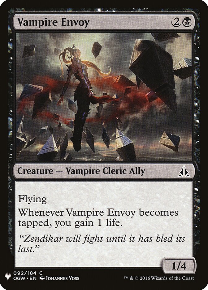 Vampire Envoy — The List OGW-92/5581
