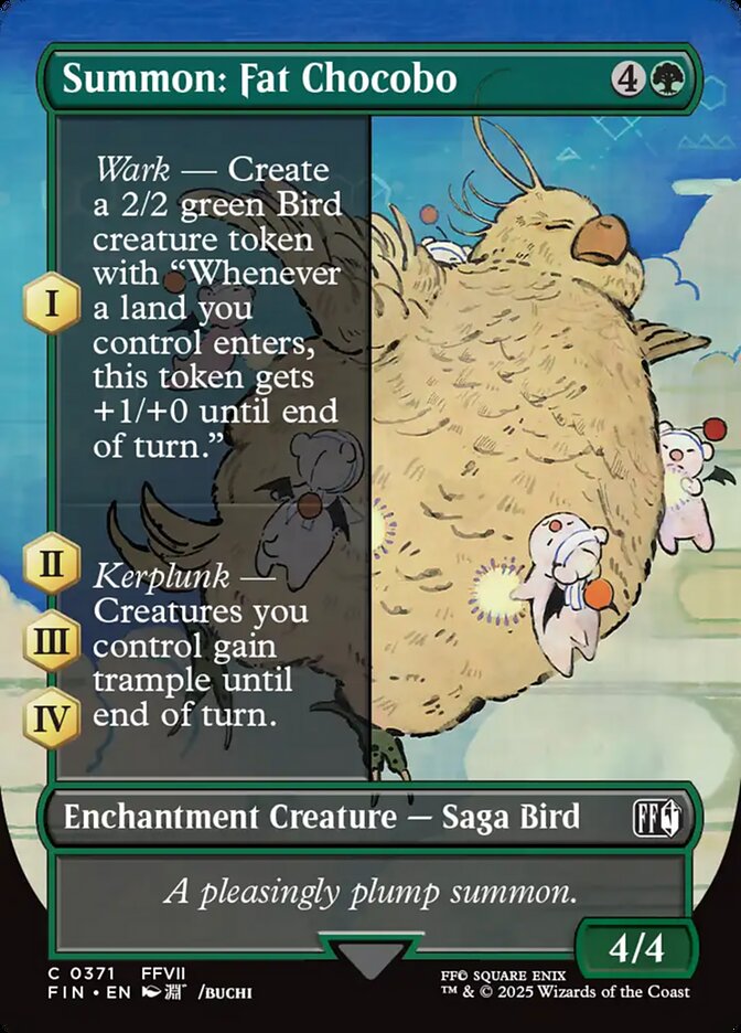 Summon: Fat Chocobo — Final Fantasy 371/595